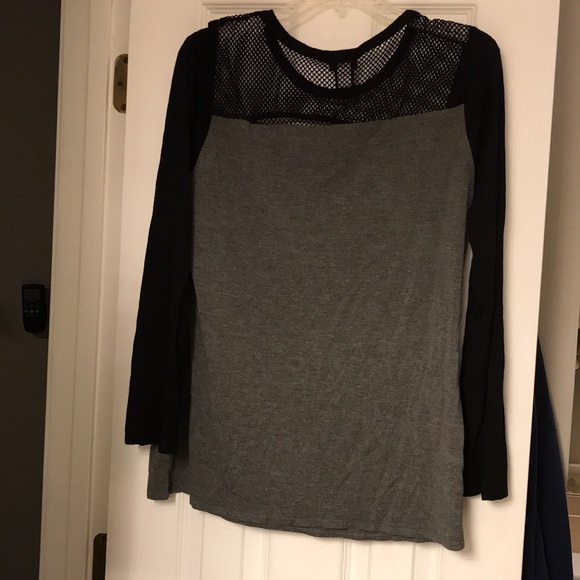 Torrid peekaboo illusion fishnet top - Picture 7 of 7